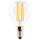 3 x Müller-Licht Retro LED Filament Leuchtmittel Tropfen 4W = 40W E14 klar 470lm warmweiß 2700K