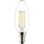 Müller-Licht LED Filament Leuchtmittel Retro Kerzenform 2,5W = 25W E14 klar 245lm warmweiß 2700K