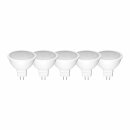 5 x I-Glow LED Leuchtmittel MR16 Reflektor 4,5W GU5,3 320lm 3000K warmweiß