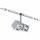 Paulmann WiRa Schienen- & Seilsystem CombiSpot Twin Chrom matt 2 x 20W GU4 12V Halogen