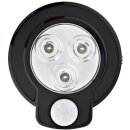 Müller-Licht LED Nachtlicht Schranklicht Naro Snesor Schwarz 0,3W 21lm 3xAAA Batterie extra kaltweiß 12500K