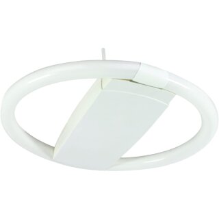 Ritos Ringleuchte Hängeleuchte Weiß rund 40cm IP20 40W T9 2800lm Neutralweiß 4000K