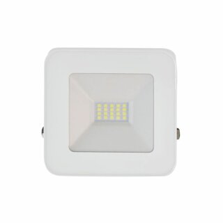 Müller-Licht LED Fluter Außenstrahler Pete Weiß IP65 10W 230V 700lm Tageslicht 6500K kaltweiß