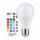 Lightway LED Leuchtmittel Birnenform A60 9W = 60W E27 matt 806lm RGB+ warmweiß 2700K dimmbar Fernbedienung