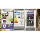 Lightway LED Sensor Leuchtmittel Birnenform 6W = 40W E27 matt 470lm warmweiß 2700K