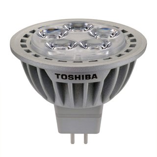 Toshiba LED Leuchtmittel Reflektor 4W GU5,3 warmweiß 2700K 35°