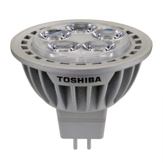 Toshiba LED Leuchtmittel Reflektor 4W GU5,3 warmweiß 2700K 35°