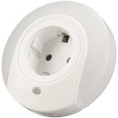 Müller-Licht LED Nachtlicht Sidus Sensor Steckdose 0,4W 20lm extra warmweiß Amber 1500K