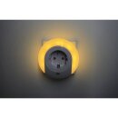 Müller-Licht LED Nachtlicht Sidus Sensor Steckdose 0,4W 20lm extra warmweiß Amber 1500K
