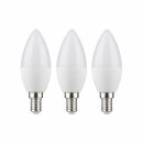3 x Casaya LED Leuchtmittel Kerzen 5,5W = 37W E14 matt...