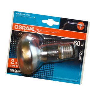 Osram Halogen Reflektor R63 60W Glühbirne Glühlampe 64862 30° warmweiß dimmbar