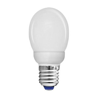 Lightway Energiesparlampe Tropfen Mini Globe G45 7W = 30W E27 warmweiß 2700K