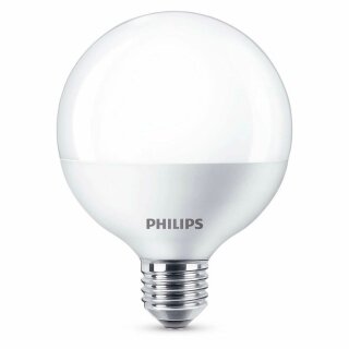 Philips LED Leuchtmittel Globe G95 15W = 100W E27 opal 1521lm warmweiß 2700K 150°