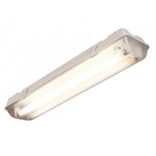 Ritos Feuchtraumleuchte Omega Wannenleuchte 2 x 18W G13 EVG IP65 neutralweiß 4000K