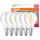 6 x Osram LED Relax & Active Classic P40 Tropfen 5W = 40W E14 klar 470lm 2700K & 4000K per Lichtschalter