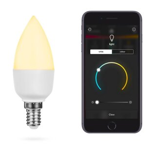 Smartwares LED Smart Leuchtmittel Kerze Home Pro 3W E14 matt 200lm warmweiß bis kaltweiß Erweiterung