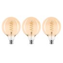 LED Spiral Filament Leuchtmittel Globe G125 2,5W B22 Gold extra warmweiß 2000K