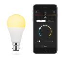 XQ-lite LED Smart Home Leuchtmittel Birnenform 7W B22 PRO Serie 868 MHz CCT warm - kalt Google & Alexa dimmbar