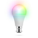 XQ-lite LED Smart Home Leuchtmittel Birnenform 7W B22 PRO Serie 868 MHz RGB bunt Google & Alexa dimmbar