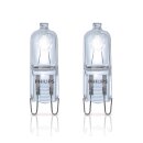 2 x Philips G9 Halogen Stiftsockellampe 230V 60W klar Halogenlampe Stiftsockel Brilliant