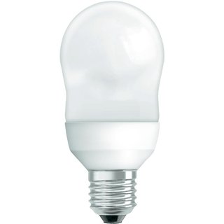 Osram Dulux EL Economy Energiesparlampe Birnenform 16W = 60W E27 8000h warmweiß 2700K