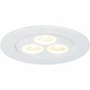 Paulmann LED Möbel Einbauleuchte Micro Line Flat Weiß 3,6W 240lm warmweiß 2700K