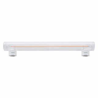 LED Filament Linienlampe 3W = 35W S14s 2 Sockel KLAR 30cm Ra>90 extra warmweiß 2200K