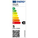 LED Filament Linienlampe 4,8W = 60W S14s 2 Sockel KLAR 50cm Ra>90 extra warmweiß 2200K