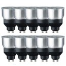 10 x mlight Energiesparlampe Reflektor 7W = 35W GU10 230V...