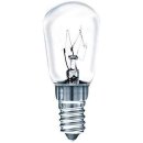 10 x Kühlschranklampe ST26 Röhre 15W E14 klar 110lm warmweiß 2400K dimmbar