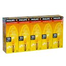 5 x Philips Gold Kroko Glühbirne Kerze 25W E14 Glühlampe...
