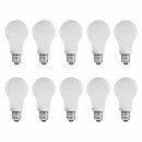 10 x Energiesparlampe Birnenform 11W = 47W E27 matt 540lm warmweiß 2700K