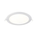 Sylvania LED Einbau Panel Downlight SylFlat Round Ø22cm weiß 15W 1400lm 4000K