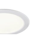 Sylvania LED Einbau Panel Downlight SylFlat Round Ø22cm weiß 15W 1400lm 4000K