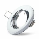 10 x mlight Einbauleuchte Einbaustrahler rund schwenkbar Chrom max. 50W MR16