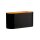 Wandleuchte Squalla Schwarz matt & Gold IP20 Up & Down Aluminium G9 ohne Leuchtmittel