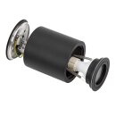 Spectrum Aufbauleuchte Außenleuchte Chloe rund Schwarz matt IP65 max. 30W GU10 wasserdicht