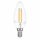 LED Filament Leuchtmittel Kerze 4W = 40W E14 klar warmweiß 2700K DIMMBAR