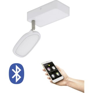 Eglo Smart LED Wand- & Deckenleuchte Crosslink Spot Weiß IP20 5W 600lm RGBW CCT warmweiß bunt dimmbar