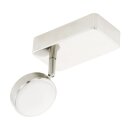 Eglo Smart LED Wand- & Deckenleuchte Crosslink Spot nickel/matt IP20 5W 600lm RGBW CCT warmweiß bunt dimmbar