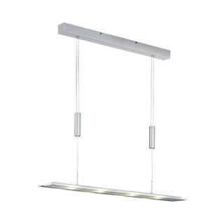 LED Pendelleuchte Lapis nickel/matt/satiniert IP20 4x4W 1440lm warmweiß 3000K