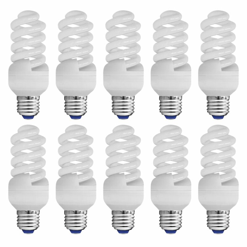 10 x Müller-Licht ESL Energiesparlampe Spirale 9W = 41W E27 450lm war