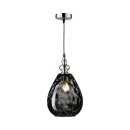 Pendelleuchte Uller 1-flammig Rauchglas/nickel/matt...
