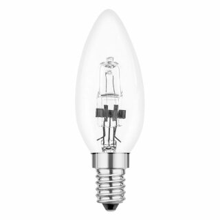 Sylvania Halogen Leuchtmittel Classic Kerze 18W = 24W E14 klar 210lm warmweiß 2800K dimmbar