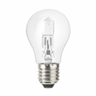 Sylvania Halogen Leuchtmittel Birnenform A55 18W = 24W E27 klar 205lm warmweiß 2800K dimmbar