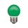 Sylvania LED Leuchtmittel ToLEDo Tropfen IP44 0,5W 70lm E27 Grün