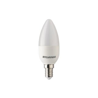 Sylvania LED Leuchtmittel Kerze ToLEDo 6,5W = 40W E14 470lm matt warmweiß 2000K-2700K SunDim DIMMBAR