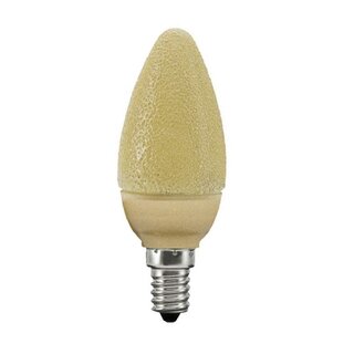 Paulmann LED Leuchtmittel Kerze 1,4W E14 Eiskristall Bernstein 60lm Dekolicht Warmweiß 2800K