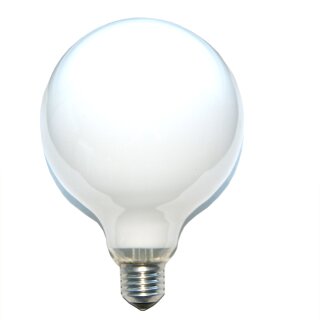 1 x Globe Glühbirne 40W E27 OPAL G120 125mm Globelampe 40 Watt Glühlampe Glühbirnen Glühlampen