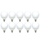 10 x Globe Glühbirne 40W E27 OPAL G120 125mm Globelampe...